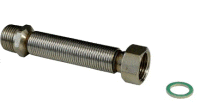 Edelstahl Flexschlauch 1/2IGxAG 10-20cm