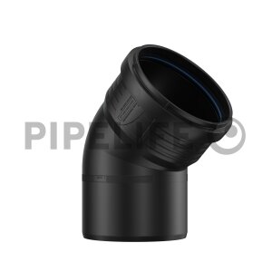 M3+ PP Bogen DN70/45Grad