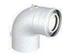 Abgasbogen 87° PAC D60-100 mit Revision